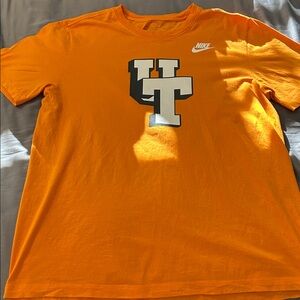 Nike Orange Tee with University of Tennessee Logo
